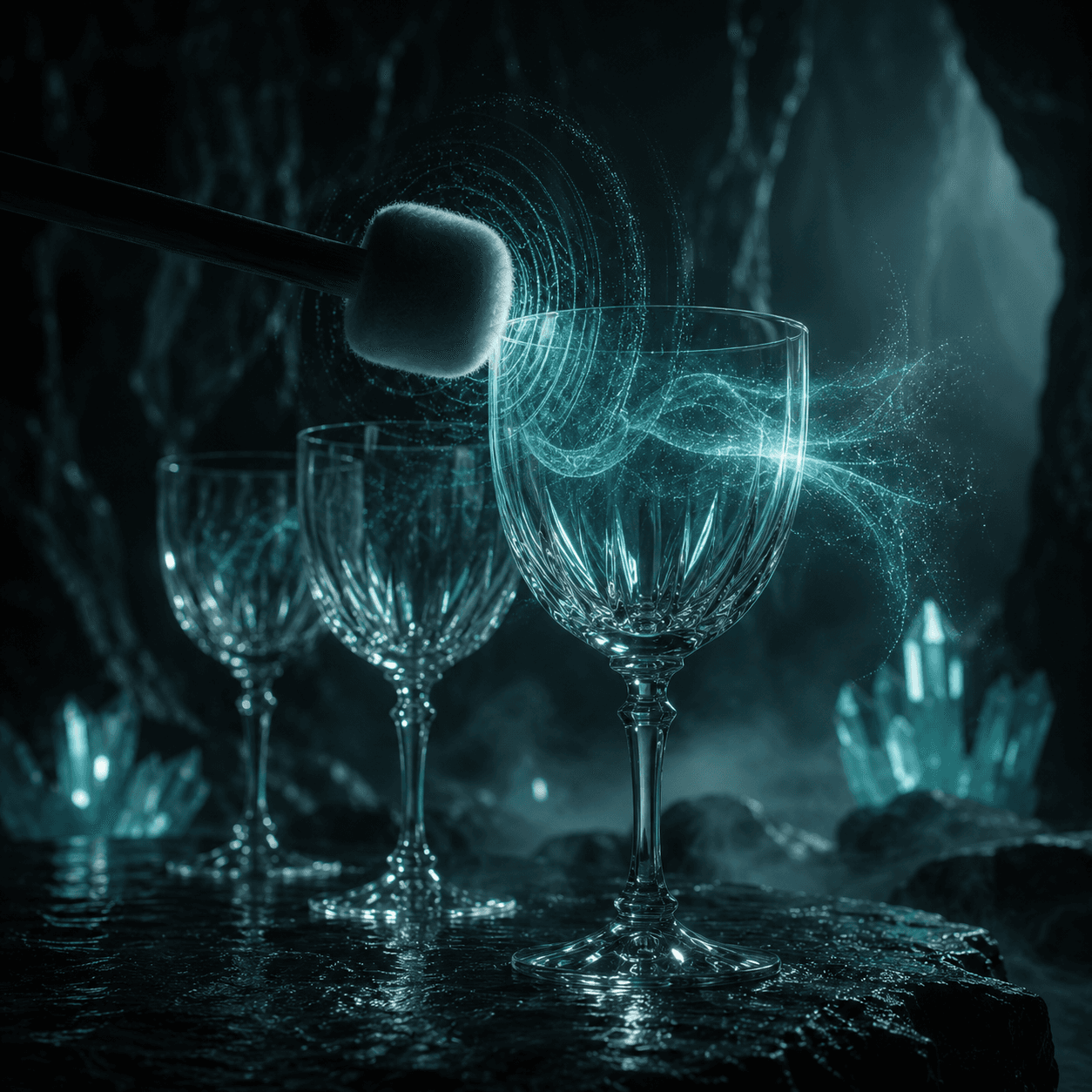 Struck Glass